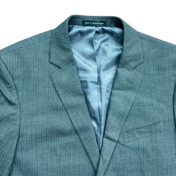 NWT Perry Ellis Portfolio Men’s Size 40S Gray 2-Button Blazer Sport Coat Jacket - Picture 4 of 7
